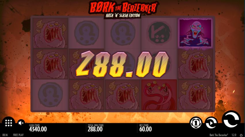 Bork the Berzeker slot game Happyluke