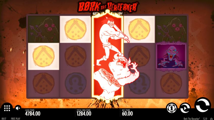 Bork the Berzeker slot game Happyluke