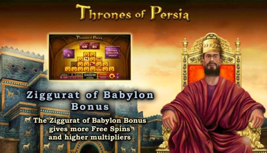 Thrones of Persia slot game Happyluke